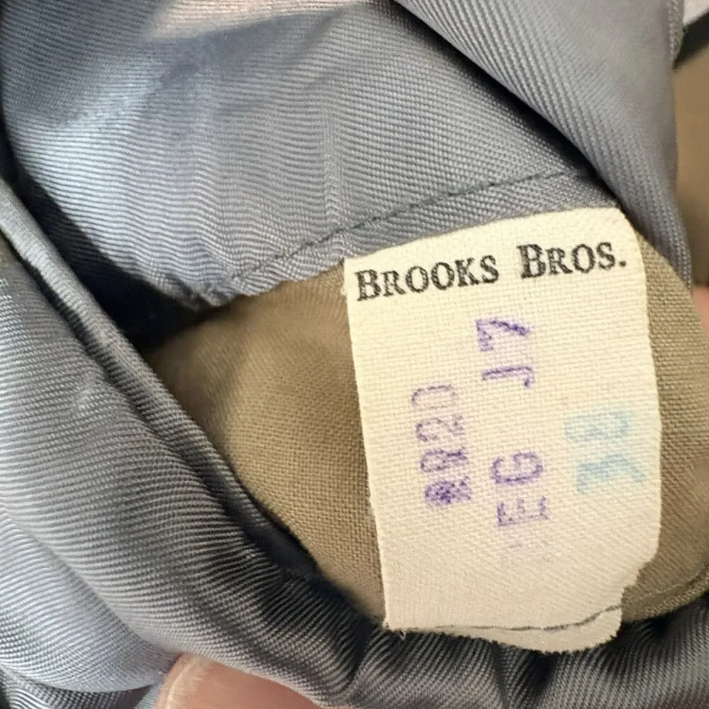 Brooks Brothers 346 Vintage Suit Tan  Wool/poly 80/20 blend Union Made USA 38